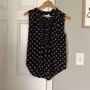 Kate Spade Flower Print Sleeveless Blouse